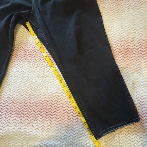 Abercrombie & Fitch Curve Love Ankle Straight High Rise Jeans - Size 16/33 Short - Picture 6 of 12